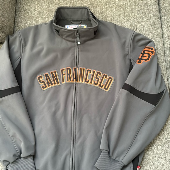 SF Majestic Therma Base Full Zip Men’s Jacket Sz 2XL - Picture 2 of 10